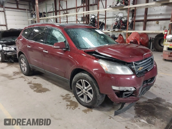 2017 Chevrolet Traverse LT with VIN 1GNKRHKD0HJ292811, listed as a IAAI auction lot 41727238 with 151,424 mi miles and . Bid and sale history available at DreamBid. Image 1.