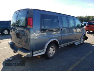 1999 GMC Savana Cargo Van YF7 with VIN 1GDFG15M8X1092613, listed as a Copart auction lot 83630704 with 152,020 mi miles and Salvage Title. Bid and sale history available at carsss.com. Image 3.