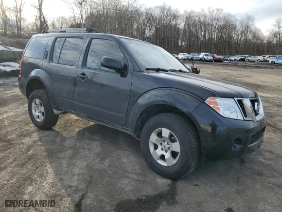 2012 Nissan Pathfinder S with VIN 5N1AR1NB3CC605848, listed as a Copart auction lot 46880365 with 215,128 mi miles and Salvage Title. Bid and sale history available at carsss.com. Image 4.