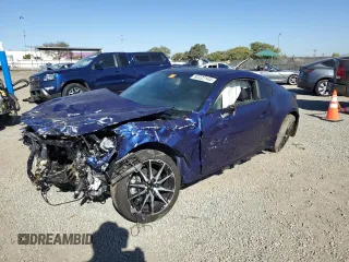 2023 Toyota GR86 with VIN JF1ZNBC12P8761297, listed as a Copart auction lot 82222144 with 0 mi miles and Salvage Title. Bid and sale history available at carsss.com. Image 1.