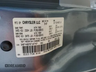 2008 Chrysler PT Cruiser with VIN 3A8FY48B78T107747, listed as a Copart auction lot 63312254 with 117,066 mi miles and Salvage Title. Bid and sale history available at carsss.com. Image 13.
