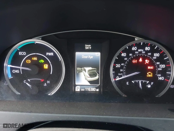 2015 Toyota Camry Hybrid LE with VIN 4T1BD1FK0FU175597, listed as a IAAI auction lot 41455315 with 116,380 mi miles. Bid and sale history available at carsss.com. Image 7.