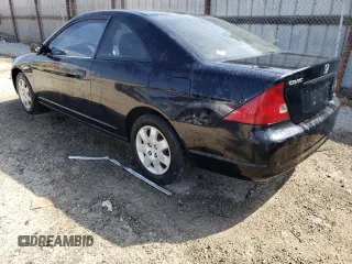 2002 Honda Civic EX with VIN 1HGEM22932L098882, listed as a Copart auction lot 53917055 with 194,523 mi miles and Clean Title. Bid and sale history available at carsss.com. Image 2.
