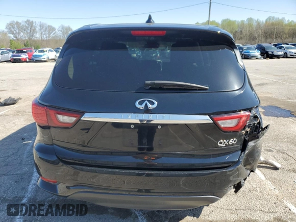 2020 Infiniti QX60 Luxe with VIN 5N1DL0MN7LC518247, listed as a Copart auction lot 52599245 with 72,466 mi miles and Non Repairable. Bid and sale history available at DreamBid. Image 6.