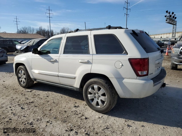 2008 Jeep Grand Cherokee Limited with VIN 1J8HS58268C142291, listed as a Copart auction lot 84153974 with 138,695 mi miles and Salvage Title. Bid and sale history available at carsss.com. Image 2.