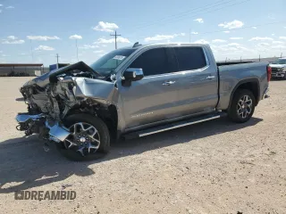 2024 GMC Sierra 1500 SLT with VIN 3GTPHDED3RG428826, listed as a Copart auction lot 52306015 with 8,140 mi miles and Salvage title. Bid and sale history available at DreamBid. Image 1.