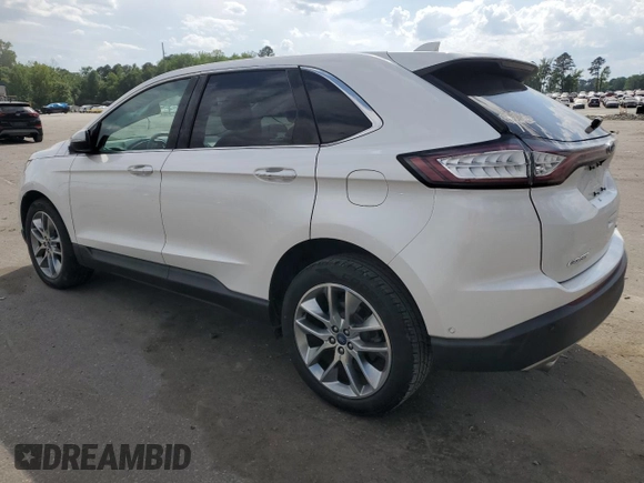 2015 Ford Edge Titanium z VIN 2FMPK4K99FBB84806, wystawiony jako Copart lot #55674085 z przebiegiem 58 442 mil mil oraz Szkoda całkowita • Salvage title. Historia ofert i sprzedaży dostępna na DreamBid. Obrazek 2.