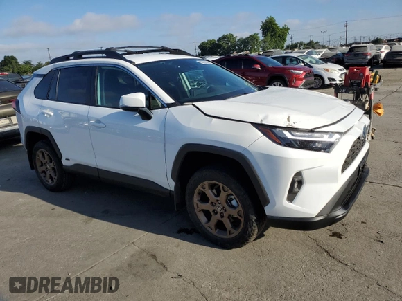 2023 Toyota RAV4 Hybrid XLE with VIN 2T3UWRFV2PW175962, listed as a Copart auction lot 66229195 with 9,944 mi miles and Salvage title. Bid and sale history available at DreamBid. Image 4.