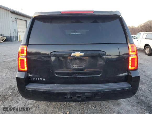 2018 Chevrolet Tahoe LS with VIN 1GNSKAKC1JR260251, listed as a Copart auction lot 84327234 with 93,633 mi miles and Salvage Title. Bid and sale history available at carsss.com. Image 6.