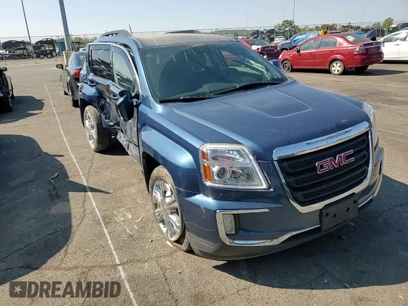 2017 GMC Terrain SLE with VIN 2GKFLTEK3H6208877, listed as a Copart auction lot 71092574 with 97,399 mi miles and Salvage Title. Bid and sale history available at carsss.com. Image 12.