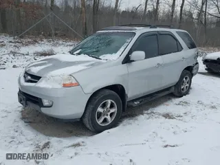 2001 Acura MDX Touring Pkg with VIN 2HNYD18641H509134, listed as a IAAI auction lot 41309661 with 190,278 mi miles. Bid and sale history available at carsss.com. Image 2.