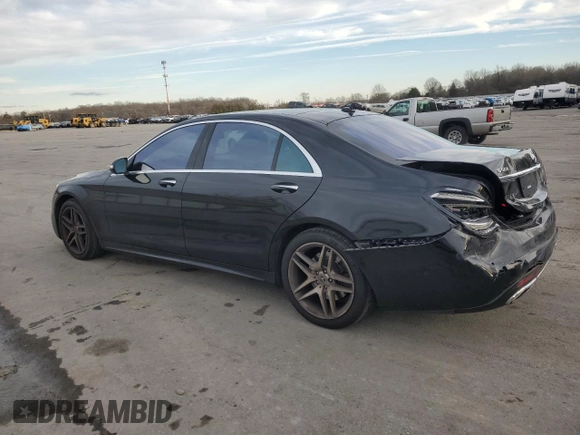 2018 Mercedes-Benz S 560 with VIN WDDUG8DB3JA407853, listed as a Copart auction lot 85775714 with 68,968 mi miles and Salvage Title. Bid and sale history available at carsss.com. Image 2.