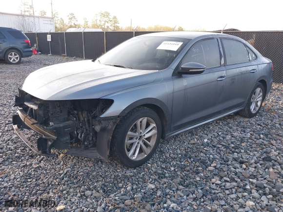 2020 Volkswagen Passat 2.0T S with VIN 1VWAA7A3XLC014300, listed as a IAAI auction lot 41431010 with 145,842 mi miles. Bid and sale history available at carsss.com. Image 2.