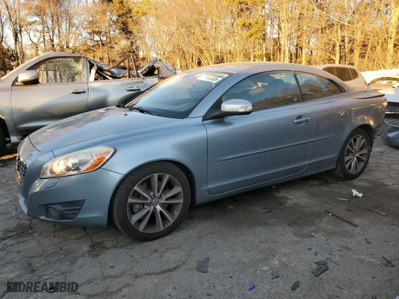 2012 Volvo C70 T5 with VIN YV1672MC5CJ127874, listed as a Copart auction lot 41660355 with 155,063 mi miles and Salvage Title. Bid and sale history available at carsss.com. Image 1.