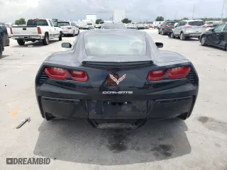 2017 Chevrolet Corvette 3LT with VIN 1G1YF2D71H5108025, listed as a Copart auction lot 61598184 with 42,167 mi miles and Salvage Title. Bid and sale history available at carsss.com. Image 6.