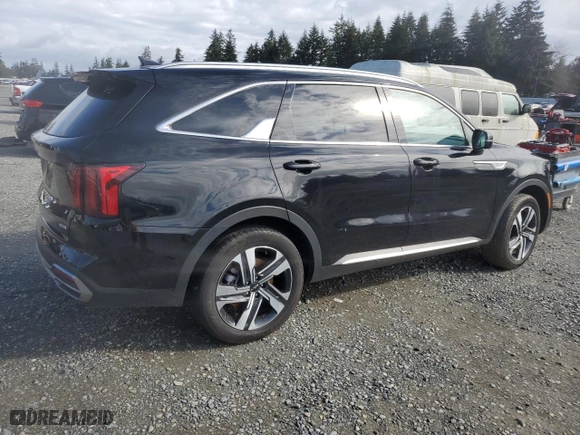 2023 Kia Sorento Hybrid EX with VIN KNDRHDLG1P5158036, listed as a Copart auction lot 51611695 with 34,057 mi miles and Clean Title. Bid and sale history available at carsss.com. Image 3.