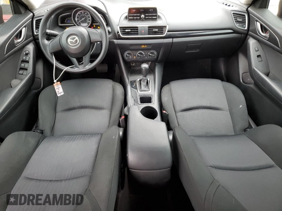 2015 Mazda 3 i SV with VIN JM1BM1T75F1221205, listed as a Copart auction lot 43222675 with 88,212 mi miles and Clean Title. Bid and sale history available at carsss.com. Image 8.