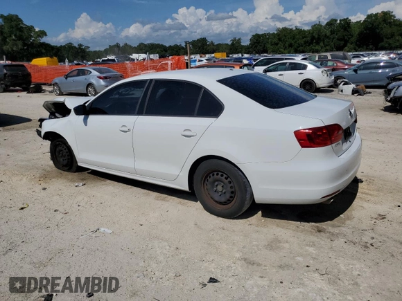 2014 Volkswagen Jetta S with VIN 3VW2K7AJXEM415024, listed as a Copart auction lot 61578155 with 115,041 mi miles and Salvage title. Bid and sale history available at DreamBid. Image 2.