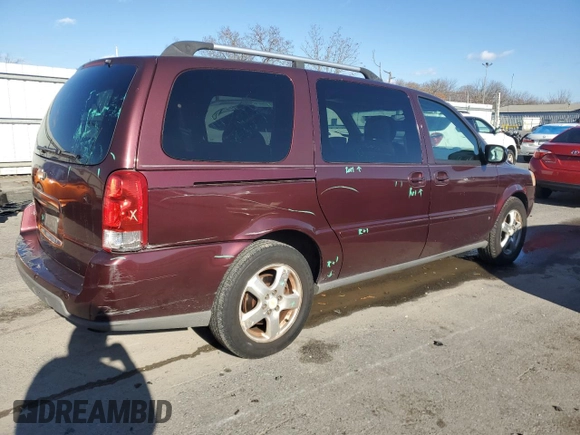 2007 Chevrolet Uplander LT w/1LT with VIN 1GNDV33W67D142982, listed as a Copart auction lot 84592864 with 99,418 mi miles and Salvage Title. Bid and sale history available at carsss.com. Image 3.
