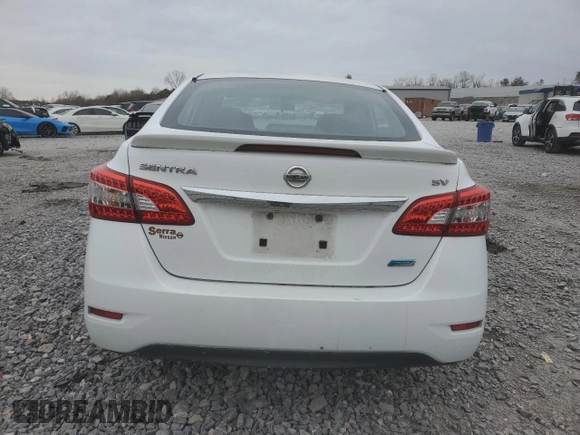 2014 Nissan Sentra SV with VIN 3N1AB7AP6EY255481, listed as a Copart auction lot 89181725 with 206,869 mi miles and Salvage Title. Bid and sale history available at DreamBid. Image 6.