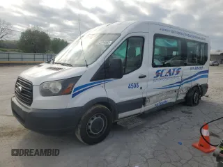2017 Ford Transit z VIN 1FDZX2CGXHKB54508, wystawiony jako Copart lot #51948565 z przebiegiem 135 564 mil mil oraz Szkoda całkowita • Salvage title. Historia ofert i sprzedaży dostępna na DreamBid. Obrazek 1.