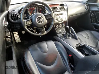 2009 Mazda RX-8 R3 with VIN JM1FE174290400312, listed as a Copart auction lot 42695755 with 87,355 mi miles and Salvage Title. Bid and sale history available at carsss.com. Image 8.