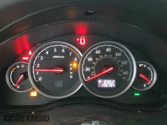 2007 Subaru Legacy Special with VIN 4S3BL616377211345, listed as a Copart auction lot 55385475 with 145,704 mi miles and Salvage title. Bid and sale history available at DreamBid. Image 9.