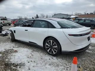 2023 Lucid Air Touring with VIN 50EA1TEA5PA004680, listed as a Copart auction lot 88535705 with 12,220 mi miles and Salvage Title. Bid and sale history available at carsss.com. Image 2.