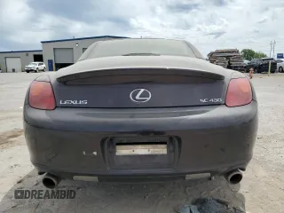 2002 Lexus SC 430 z VIN JTHFN48Y820017434, wystawiony jako Copart lot #56757195 z przebiegiem 148 382 mil mil oraz Szkody całkowita. Historia ofert i sprzedaży dostępna na DreamBid. Obrazek 6.