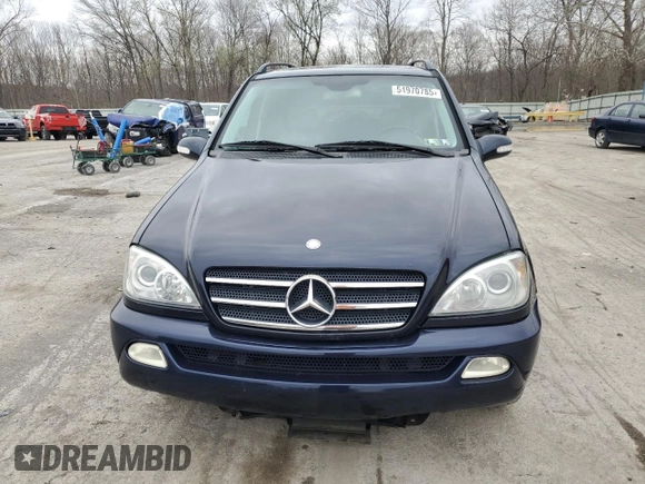 2002 Mercedes-Benz M-Class with VIN 4JGAB75E12A316799, listed as a Copart auction lot 51970785 with 176,915 mi miles and Salvage Title. Bid and sale history available at carsss.com. Image 5.