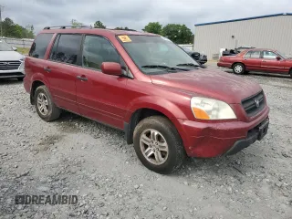 2005 Honda Pilot EX-L with VIN 5FNYF18515B057551, listed as a Copart auction lot 54396555 with 332,831 mi miles and Clean Title. Bid and sale history available at carsss.com. Image 4.