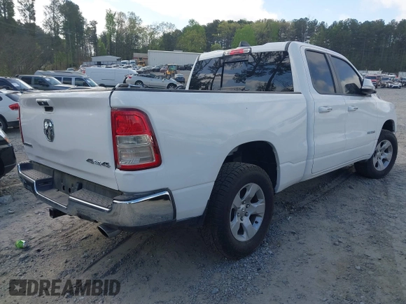 2020 Ram 1500 Big Horn with VIN 1C6SRFBTXLN122260, listed as a IAAI auction lot 41779396 with 171,886 mi miles. Bid and sale history available at carsss.com. Image 4.