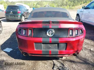 2014 Ford Mustang V6 with VIN 1ZVBP8EM0E5276555, listed as a IAAI auction lot 41995485 with 77,141 mi miles. Bid and sale history available at carsss.com. Image 17.