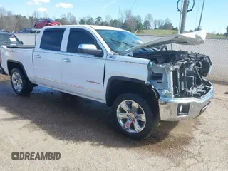 2015 GMC Sierra 1500 SLT with VIN 3GTU2VEC0FG484414, listed as a IAAI auction lot 41829395 with Not Provided miles and . Bid and sale history available at DreamBid. Image 1.