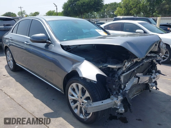 2017 Mercedes-Benz E 300 Luxury with VIN WDDZF4KB7HA201451, listed as a IAAI auction lot 42308241 with 63,327 mi miles and . Bid and sale history available at DreamBid. Image 1.