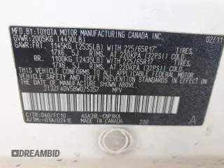 2011 Toyota RAV4 with VIN 2T3ZF4DV5BW075357, listed as a Copart auction lot 86459394 with 151,339 mi miles and Salvage Title. Bid and sale history available at DreamBid. Image 13.