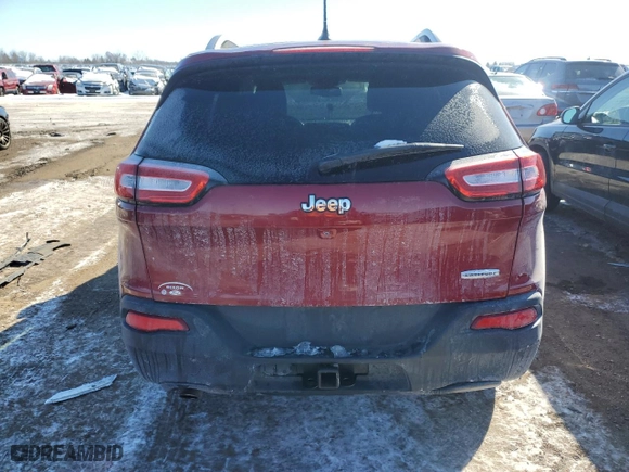 2015 Jeep Cherokee Latitude with VIN 1C4PJLCB4FW518256, listed as a Copart auction lot 45962725 with 163,672 mi miles and Salvage Title. Bid and sale history available at carsss.com. Image 6.