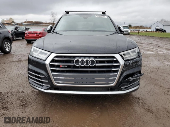 2018 Audi SQ5 Premium Plus with VIN WA1A4AFY6J2014108, listed as a Copart auction lot 81106304 with 92,399 mi miles and Salvage Title. Bid and sale history available at DreamBid. Image 5.