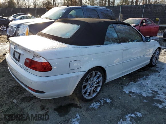 2005 BMW 3 Series 330Ci with VIN WBABW53445PJ96989, listed as a Copart auction lot 42488995 with 179,814 mi miles and Clean Title. Bid and sale history available at carsss.com. Image 3.