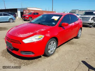 2016 Dodge Dart SE with VIN 1C3CDFAA1GD644030, listed as a IAAI auction lot 41656703 with 145,396 mi miles. Bid and sale history available at carsss.com. Image 2.
