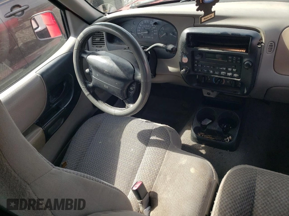 1999 Ford Ranger XL with VIN 1FTYR10V2XUA02653, listed as a Copart auction lot 45422715 with 183,456 mi miles and Salvage Title. Bid and sale history available at carsss.com. Image 8.