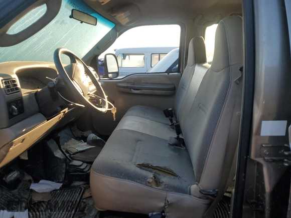 2004 Ford Super Duty F-250 XL with VIN 1FTNW21L44EC17911, listed as a Copart auction lot 75425164 with 0 mi miles and Salvage Title. Bid and sale history available at carsss.com. Image 7.