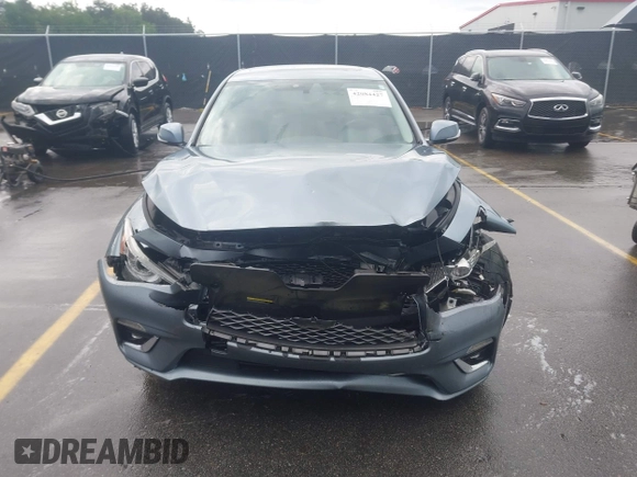 2020 Infiniti Q50 Luxe with VIN JN1EV7APXLM205739, listed as a IAAI auction lot 42084427 with 122,135 mi miles and . Bid and sale history available at DreamBid. Image 12.