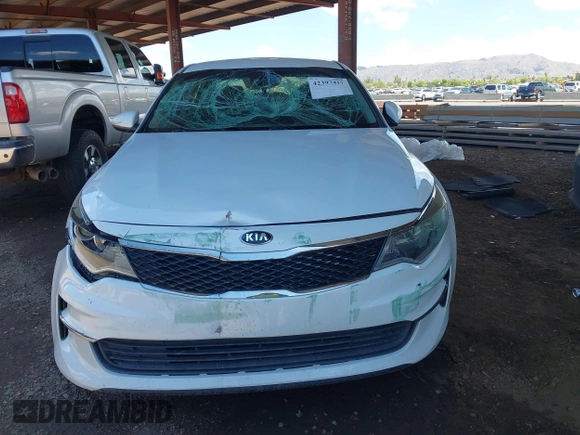 2017 Kia Optima LX with VIN 5XXGT4L37HG176394, listed as a IAAI auction lot 42397417 with 82,310 mi miles and . Bid and sale history available at DreamBid. Image 12.