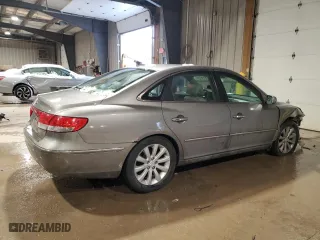 2009 Hyundai Azera GLS with VIN KMHFC46D59A371628, listed as a Copart auction lot 87460584 with 103,077 mi miles and Salvage Title. Bid and sale history available at carsss.com. Image 3.