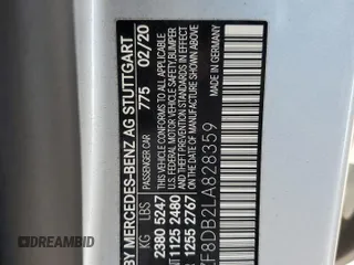 2020 Mercedes-Benz E 350 z VIN W1KZF8DB2LA828359, wystawiony jako Copart lot #55533875 z przebiegiem 120 930 mil mil oraz Szkoda całkowita • Salvage title. Historia ofert i sprzedaży dostępna na DreamBid. Obrazek 12.