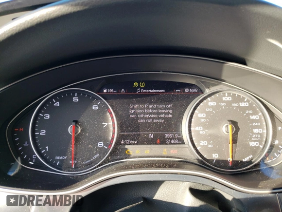 2017 Audi A6 Premium Plus with VIN WAUF2AFC2HN078304, listed as a Copart auction lot 67869372 with 31,468 mi miles. Bid and sale history available at carsss.com. Image 9.