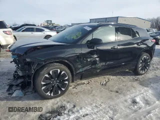 2024 Chevrolet Blazer EV eAWD RS z VIN 3GNKDCRJ9RS183034, wystawiony jako Copart lot #42952815 z przebiegiem 3358 mil mil oraz Szkody całkowita. Historia ofert i sprzedaży dostępna na DreamBid. Obrazek 1.