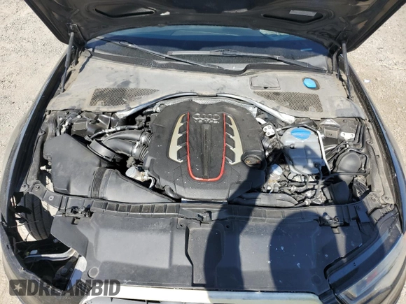 2013 Audi S6 Prestige with VIN WAUF2AFC4DN119123, listed as a Copart auction lot 77705184 with 78,216 mi miles and Salvage Title. Bid and sale history available at carsss.com. Image 11.