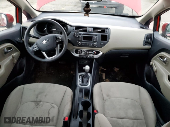2015 Kia Rio LX with VIN KNADM5A32F6515886, listed as a Copart auction lot 88141195 with 0 mi miles and Clean Title. Bid and sale history available at carsss.com. Image 8.